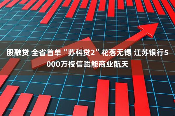 股融贷 全省首单“苏科贷2”花落无锡 江苏银行5000万授信赋能商业航天