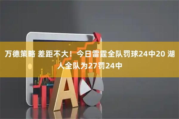 万德策略 差距不大！今日雷霆全队罚球24中20 湖人全队为27罚24中