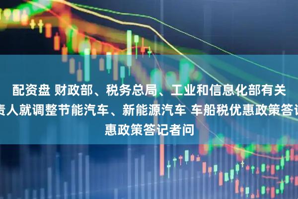 配资盘 财政部、税务总局、工业和信息化部有关司负责人就调整节能汽车、新能源汽车 车船税优惠政策答记者问